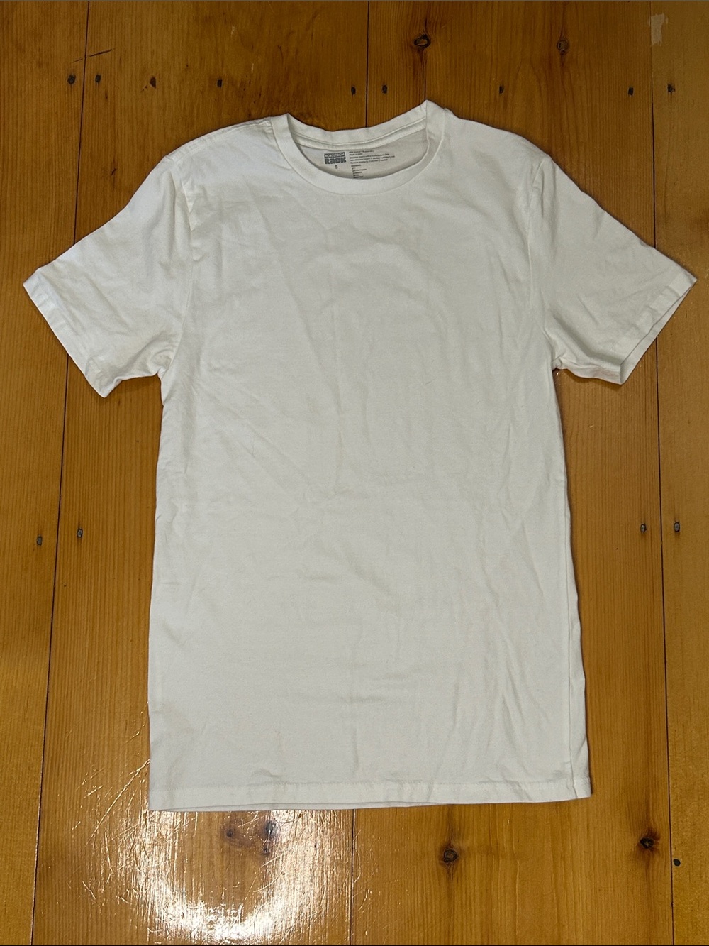 Nordstrom White quality classic Short-Sleeve stretch cotton Crewneck Tee - Men's